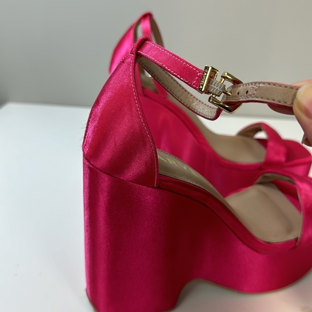 Carvela Wedge Dress Platform Sandals Size 38.5(7.5) - Picture 15 of 15